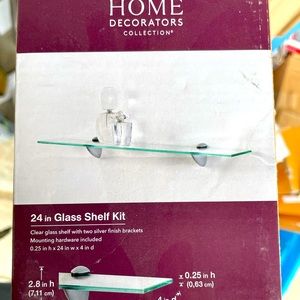 Home decorators collection glass shelf
